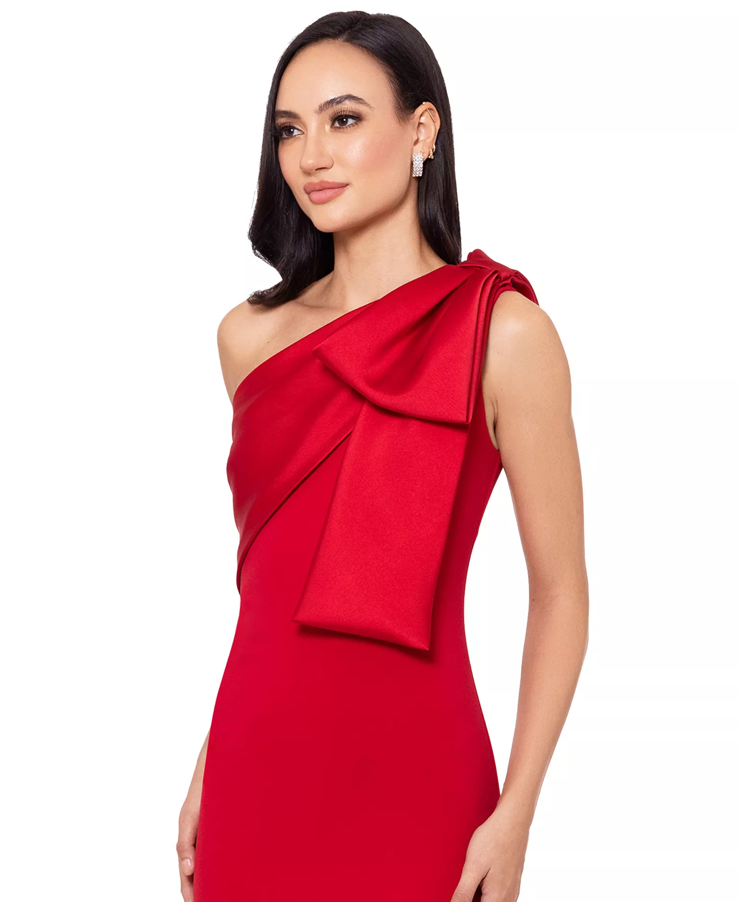 Elegant One-Shoulder Formal Gown - View 4